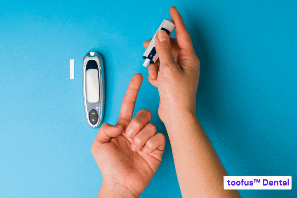 Can People With Diabetes Have All-on-X Dental Implants? 1 Gum health assessment before All-on-X dental implant treatment – toofus™ Dental